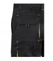 VL HEMERA Bermudas elasticas bicolor y multibolsillos 240 g m en algodon 46 EME 38 y poliester 16