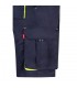 VL HEMERA Bermudas elasticas bicolor y multibolsillos 240 g m en algodon 46 EME 38 y poliester 16