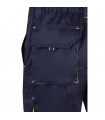 VL HEMERA Bermudas elasticas bicolor y multibolsillos 240 g m en algodon 46 EME 38 y poliester 16