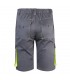 VL HEMERA Bermudas elasticas bicolor y multibolsillos 240 g m en algodon 46 EME 38 y poliester 16