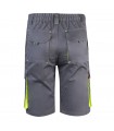 VL HEMERA Bermudas elasticas bicolor y multibolsillos 240 g m en algodon 46 EME 38 y poliester 16