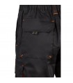 VL HEMERA Bermudas elasticas bicolor y multibolsillos 240 g m en algodon 46 EME 38 y poliester 16