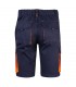 VL HEMERA Bermudas elasticas bicolor y multibolsillos 240 g m en algodon 46 EME 38 y poliester 16