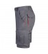 VL HEMERA Bermudas elasticas bicolor y multibolsillos 240 g m en algodon 46 EME 38 y poliester 16
