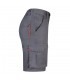 VL HEMERA Bermudas elasticas bicolor y multibolsillos 240 g m en algodon 46 EME 38 y poliester 16
