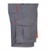 VL HEMERA Bermudas elasticas bicolor y multibolsillos 240 g m en algodon 46 EME 38 y poliester 16