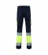 VL ZEUS LARGE Pantalon elastico multibolsillos bicolor 240 g m en algodon 46 EME 38 y poliester 16 