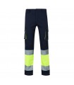 VL ZEUS LARGE Pantalon elastico multibolsillos bicolor 240 g m en algodon 46 EME 38 y poliester 16 