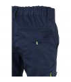 VL ZEUS LARGE Pantalon elastico multibolsillos bicolor 240 g m en algodon 46 EME 38 y poliester 16 
