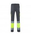 VL ZEUS LARGE Pantalon elastico multibolsillos bicolor 240 g m en algodon 46 EME 38 y poliester 16 