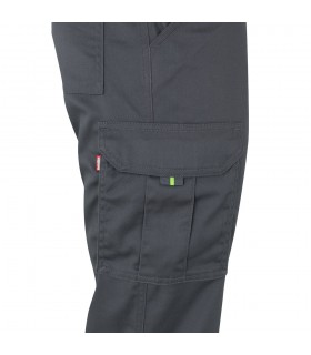 VL ZEUS LARGE Pantalon elastico multibolsillos bicolor 240 g m en algodon 46 EME 38 y poliester 16 