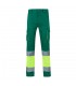 VL ZEUS LARGE Pantalon elastico multibolsillos bicolor 240 g m en algodon 46 EME 38 y poliester 16 
