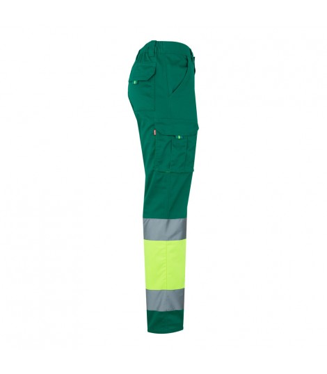 VL ZEUS LARGE Pantalon elastico multibolsillos bicolor 240 g m en algodon 46 EME 38 y poliester 16 