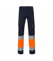 VL ZEUS LARGE Pantalon elastico multibolsillos bicolor 240 g m en algodon 46 EME 38 y poliester 16 