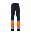 VL ZEUS LARGE Pantalon elastico multibolsillos bicolor 240 g m en algodon 46 EME 38 y poliester 16 