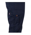 VL ZEUS LARGE Pantalon elastico multibolsillos bicolor 240 g m en algodon 46 EME 38 y poliester 16 