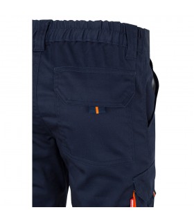 VL ZEUS LARGE Pantalon elastico multibolsillos bicolor 240 g m en algodon 46 EME 38 y poliester 16 