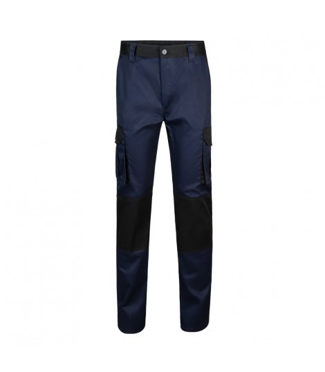 VL NJORD Pantalon de sarga multibolsillos bicolor 240 g m en algodon 35 y poliester 65