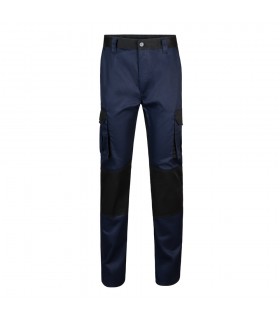 VL NJORD Pantalon de sarga multibolsillos bicolor 240 g m en algodon 35 y poliester 65