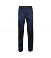 VL NJORD Pantalon de sarga multibolsillos bicolor 240 g m en algodon 35 y poliester 65