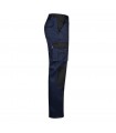 VL NJORD Pantalon de sarga multibolsillos bicolor 240 g m en algodon 35 y poliester 65