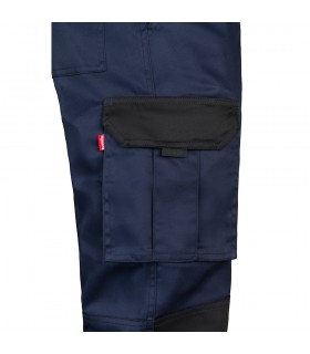 VL NJORD Pantalon de sarga multibolsillos bicolor 240 g m en algodon 35 y poliester 65