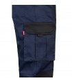 VL NJORD Pantalon de sarga multibolsillos bicolor 240 g m en algodon 35 y poliester 65