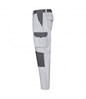 VL NJORD Pantalon de sarga multibolsillos bicolor 240 g m en algodon 35 y poliester 65