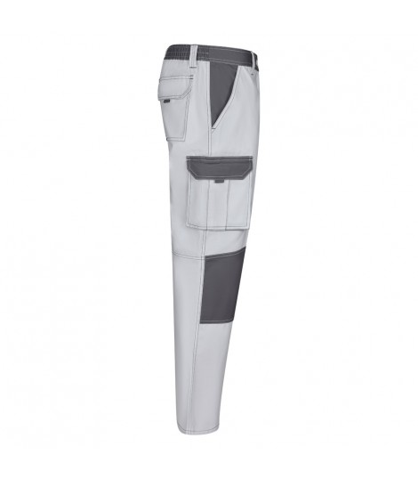 VL NJORD Pantalon de sarga multibolsillos bicolor 240 g m en algodon 35 y poliester 65
