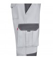 VL NJORD Pantalon de sarga multibolsillos bicolor 240 g m en algodon 35 y poliester 65
