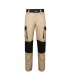 VL NJORD Pantalon de sarga multibolsillos bicolor 240 g m en algodon 35 y poliester 65