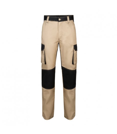 VL NJORD Pantalon de sarga multibolsillos bicolor 240 g m en algodon 35 y poliester 65