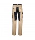 VL NJORD Pantalon de sarga multibolsillos bicolor 240 g m en algodon 35 y poliester 65