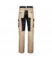 VL NJORD Pantalon de sarga multibolsillos bicolor 240 g m en algodon 35 y poliester 65