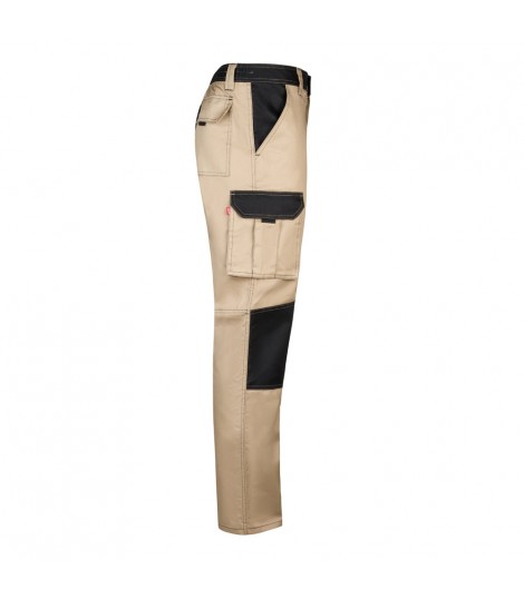 VL NJORD Pantalon de sarga multibolsillos bicolor 240 g m en algodon 35 y poliester 65