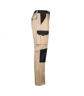 VL NJORD Pantalon de sarga multibolsillos bicolor 240 g m en algodon 35 y poliester 65