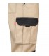 VL NJORD Pantalon de sarga multibolsillos bicolor 240 g m en algodon 35 y poliester 65