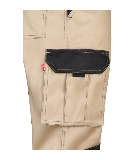 VL NJORD Pantalon de sarga multibolsillos bicolor 240 g m en algodon 35 y poliester 65
