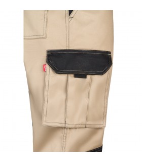 VL NJORD Pantalon de sarga multibolsillos bicolor 240 g m en algodon 35 y poliester 65