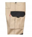 VL NJORD Pantalon de sarga multibolsillos bicolor 240 g m en algodon 35 y poliester 65