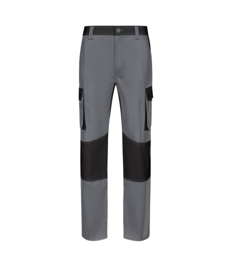 VL NJORD Pantalon de sarga multibolsillos bicolor 240 g m en algodon 35 y poliester 65