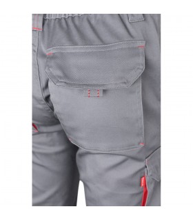 VL FIDES Pantalon elastico bicolor multibolsillos 240g m en algodon 46 EME 38 y poliester 16