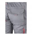 VL FIDES Pantalon elastico bicolor multibolsillos 240g m en algodon 46 EME 38 y poliester 16