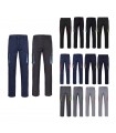 VL FIDES Pantalon elastico bicolor multibolsillos 240g m en algodon 46 EME 38 y poliester 16