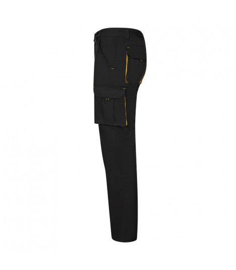 VL FIDES Pantalon elastico bicolor multibolsillos 240g m en algodon 46 EME 38 y poliester 16