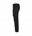 VL FIDES Pantalon elastico bicolor multibolsillos 240g m en algodon 46 EME 38 y poliester 16