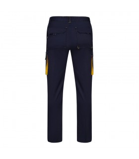 VL FIDES Pantalon elastico bicolor multibolsillos 240g m en algodon 46 EME 38 y poliester 16