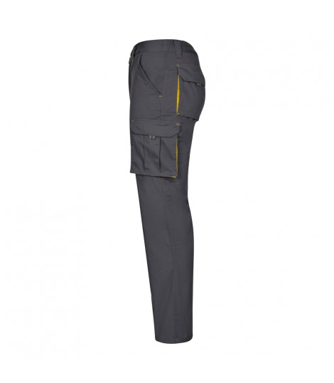VL FIDES Pantalon elastico bicolor multibolsillos 240g m en algodon 46 EME 38 y poliester 16