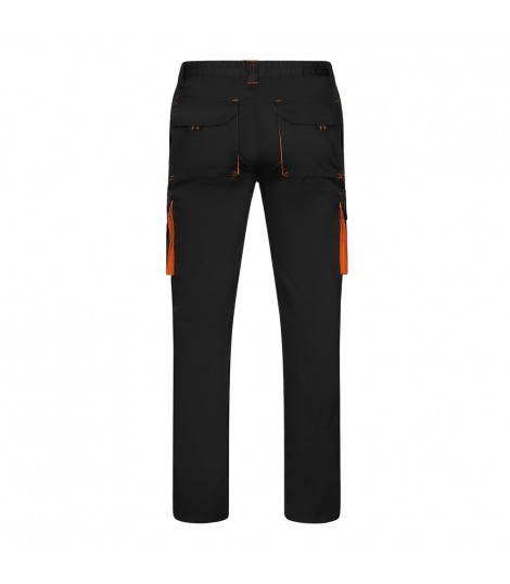 VL FIDES Pantalon elastico bicolor multibolsillos 240g m en algodon 46 EME 38 y poliester 16