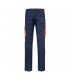 VL FIDES Pantalon elastico bicolor multibolsillos 240g m en algodon 46 EME 38 y poliester 16